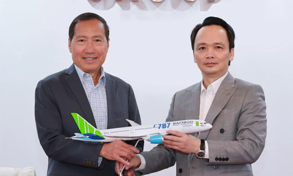 Doanh nhân Trịnh Văn Quyết muốn thuê tàu bay Boeing 737 Max cho Bamboo Airways