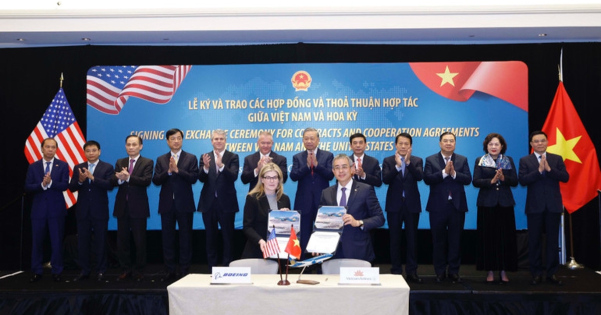 Tổng Bí thư Tô Lâm chứng kiến ký kết các thỏa thuận Việt Nam – Hoa Kỳ trị giá 37,2 tỷ USD