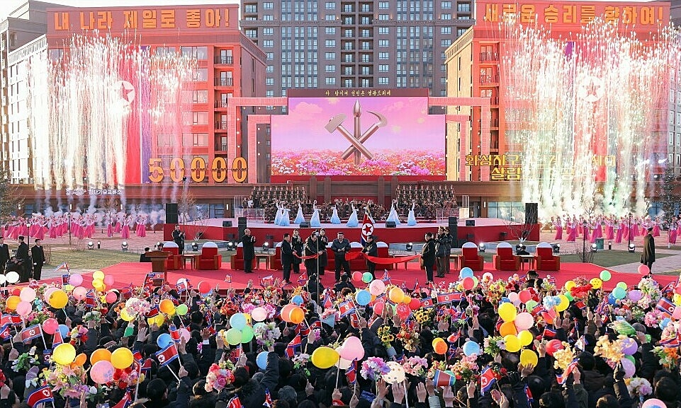 Triều Tiên hoàn thành kế hoạch xây 50.000 căn hộ