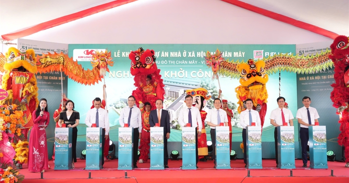 Huế: Khởi công dự án nhà ở xã hội tại Khu đô thị Chân Mây