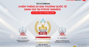 Techcombank chinh phục hội đồng giám khảo quốc tế Stevie Awards 3 năm liên tiếp