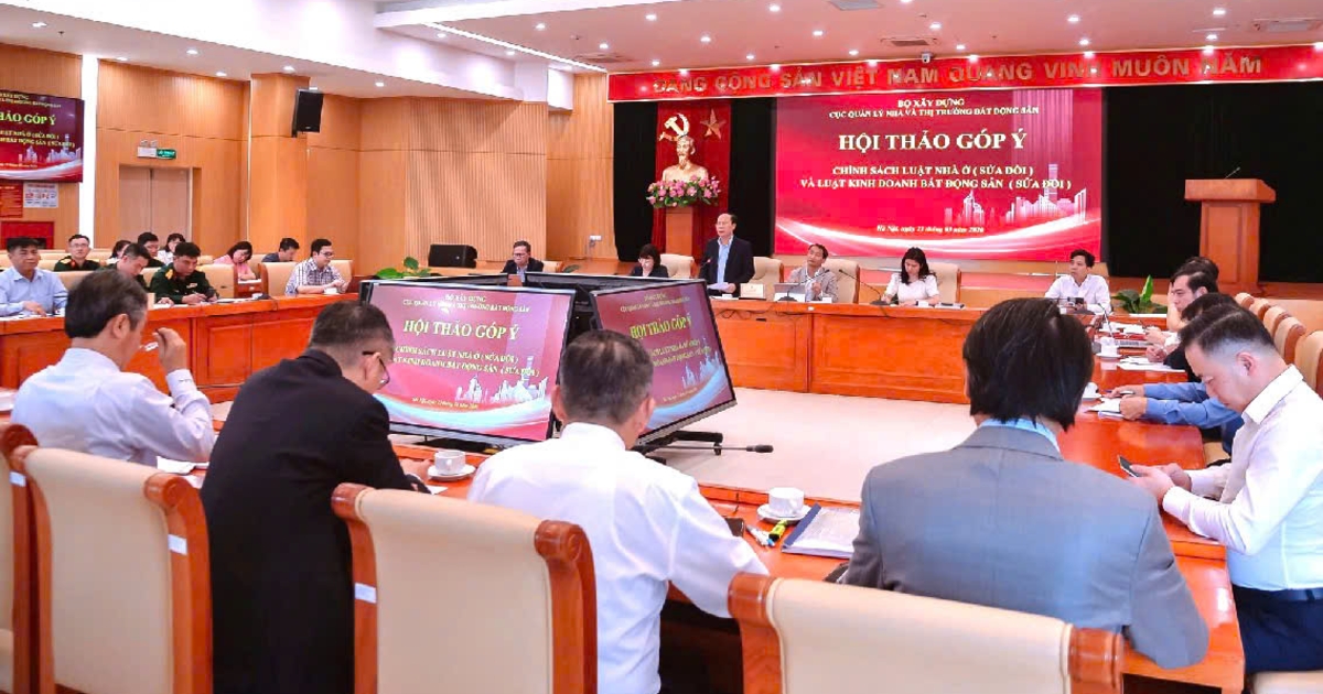 Sửa luật để hoàn thiện khung pháp lý cho thị trường bất động sản