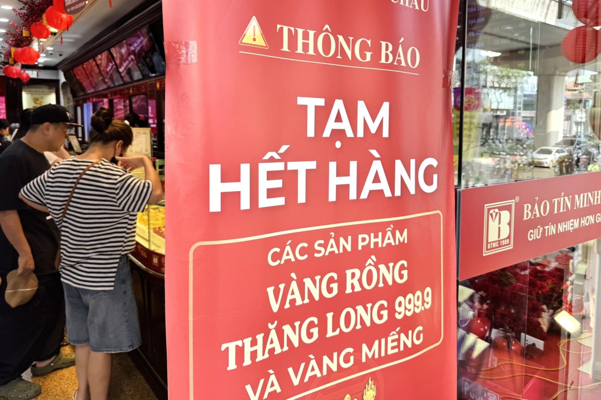 Nhiều thương hiệu báo hết vàng nhẫn