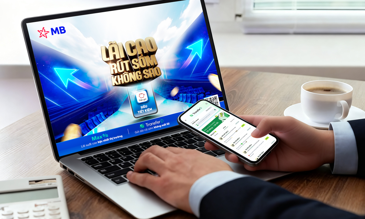 MB tăng lãi suất tiết kiệm, cho phép rút trước hạn vẫn hưởng lãi