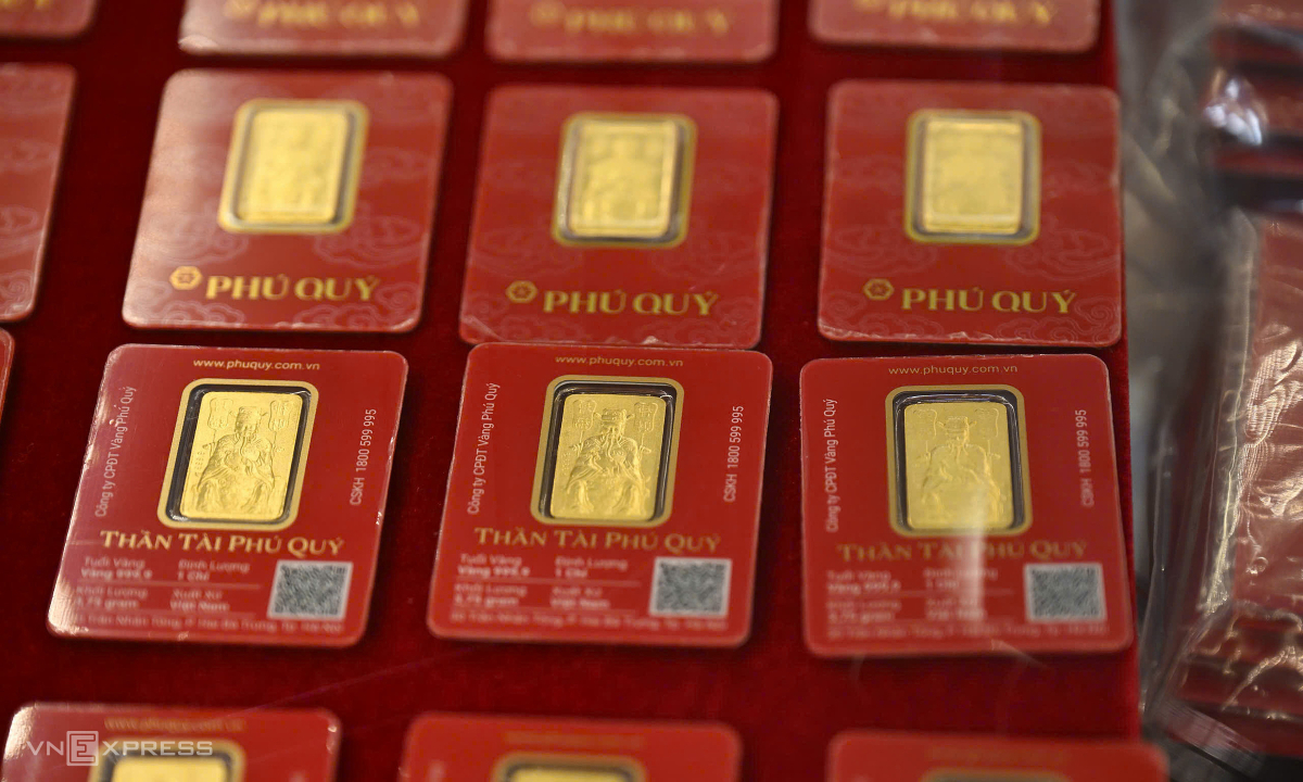 Mỗi lượng vàng giảm tiếp 2 triệu đồng