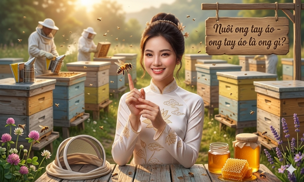 'Nuôi ong tay áo' – ong tay áo là ong gì?