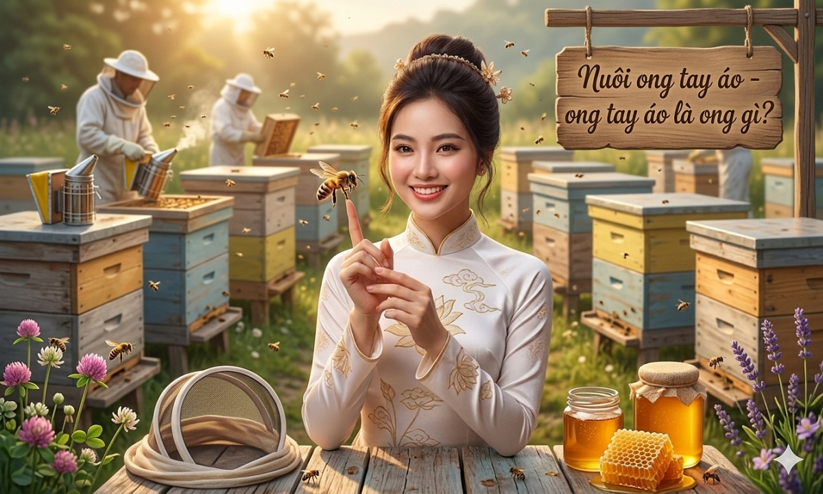 'Nuôi ong tay áo' – ong tay áo là ong gì?