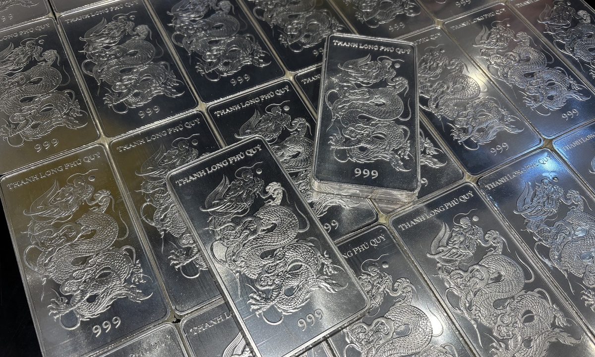Bạc thỏi có thể được niêm yết trên Sở Giao dịch hàng hóa Việt Nam