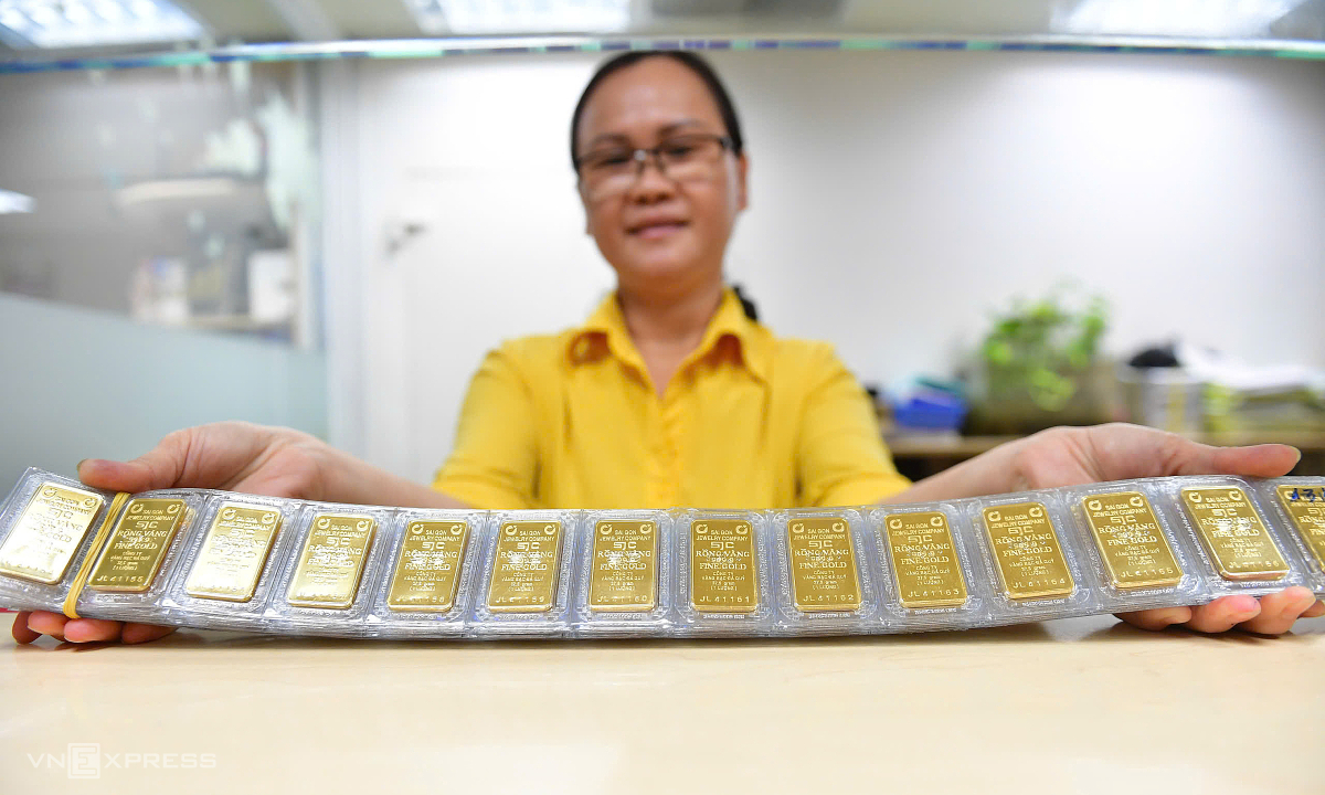 Mỗi lượng vàng giảm 2,5 triệu đồng