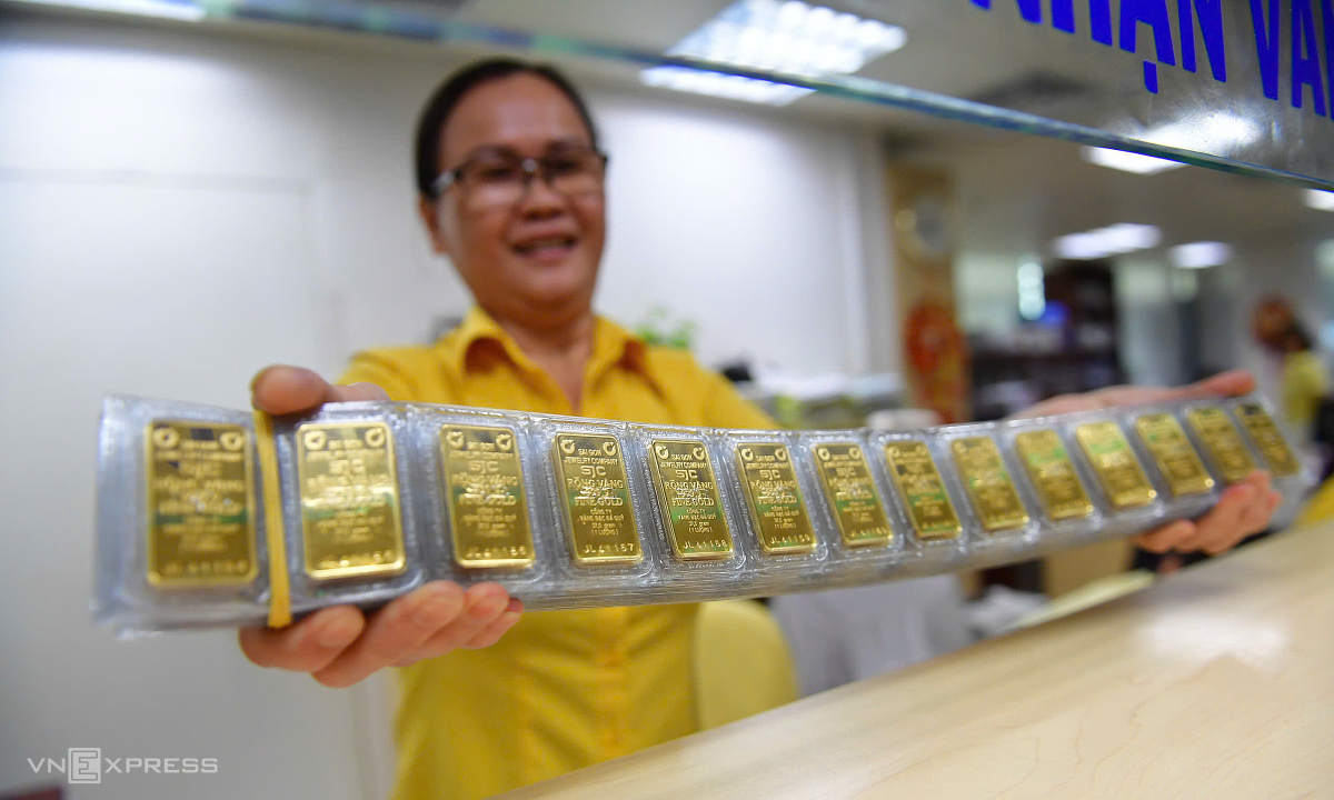 Mỗi lượng vàng tăng 1 triệu đồng