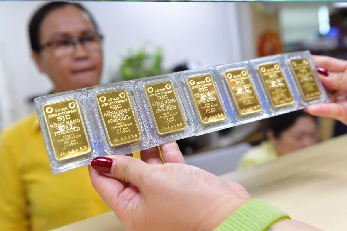 Giá vàng miếng giảm 1,5 triệu đồng