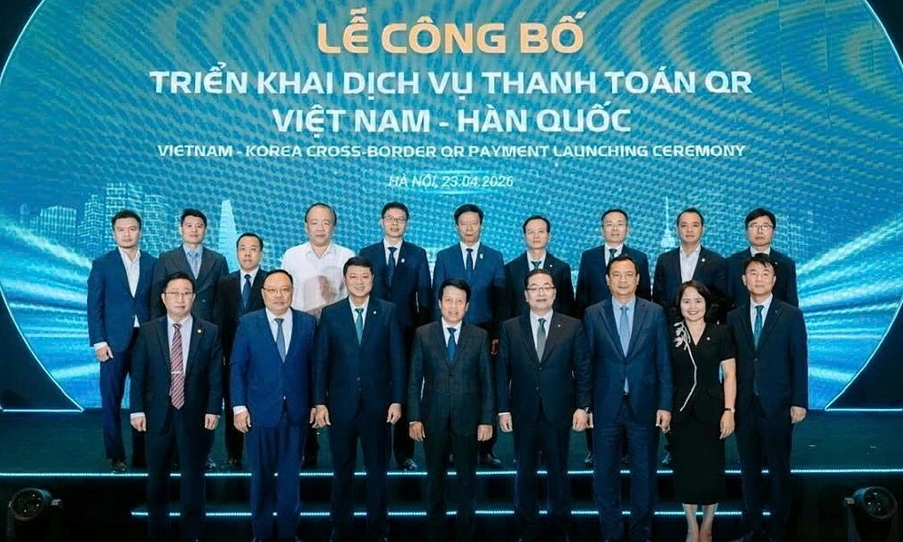 BIDV cùng các đối tác triển khai dịch vụ thanh toán QR Việt - Hàn