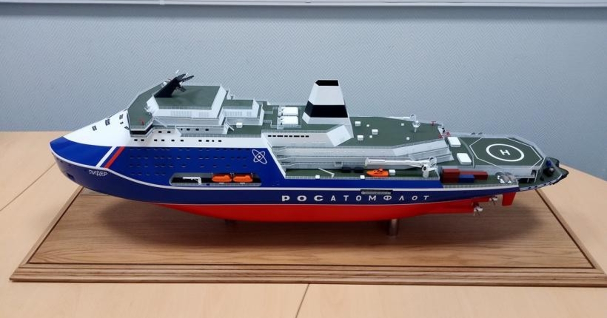 Siêu tàu phá băng hạt nhân “Lider”: quân bài chiến lược của Nga tại Bắc Cực