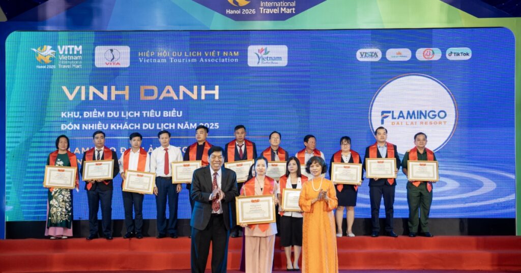 Tập đoàn Flamingo ghi dấu ấn tại VITM 2026 với loạt giải thưởng trên toàn hệ sinh thái