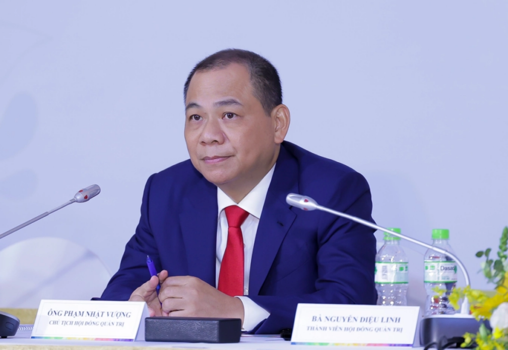 Tỷ phú Phạm Nhật Vượng giàu nhất Đông Nam Á