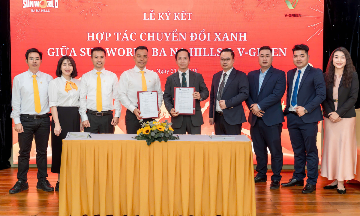 V-Green phát triển trạm sạc tại Sun World Ba Na Hills