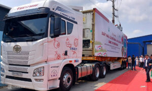 Lô bưởi da xanh đầu tiên xuất chính ngạch sang Australia