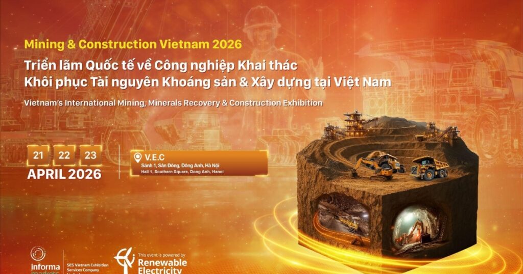 Khai mạc Triển lãm Mining Construction Vietnam 2026 tại VEC