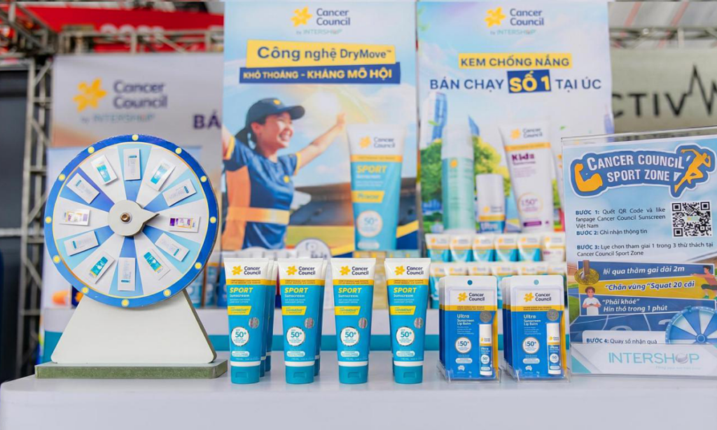 Cancer Council tài trợ sản phẩm chống nắng cho VnExpress Marathon