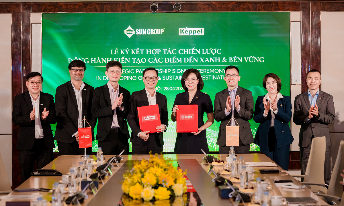 Sun Group hợp tác Keppel 'xanh hóa' các điểm du lịch