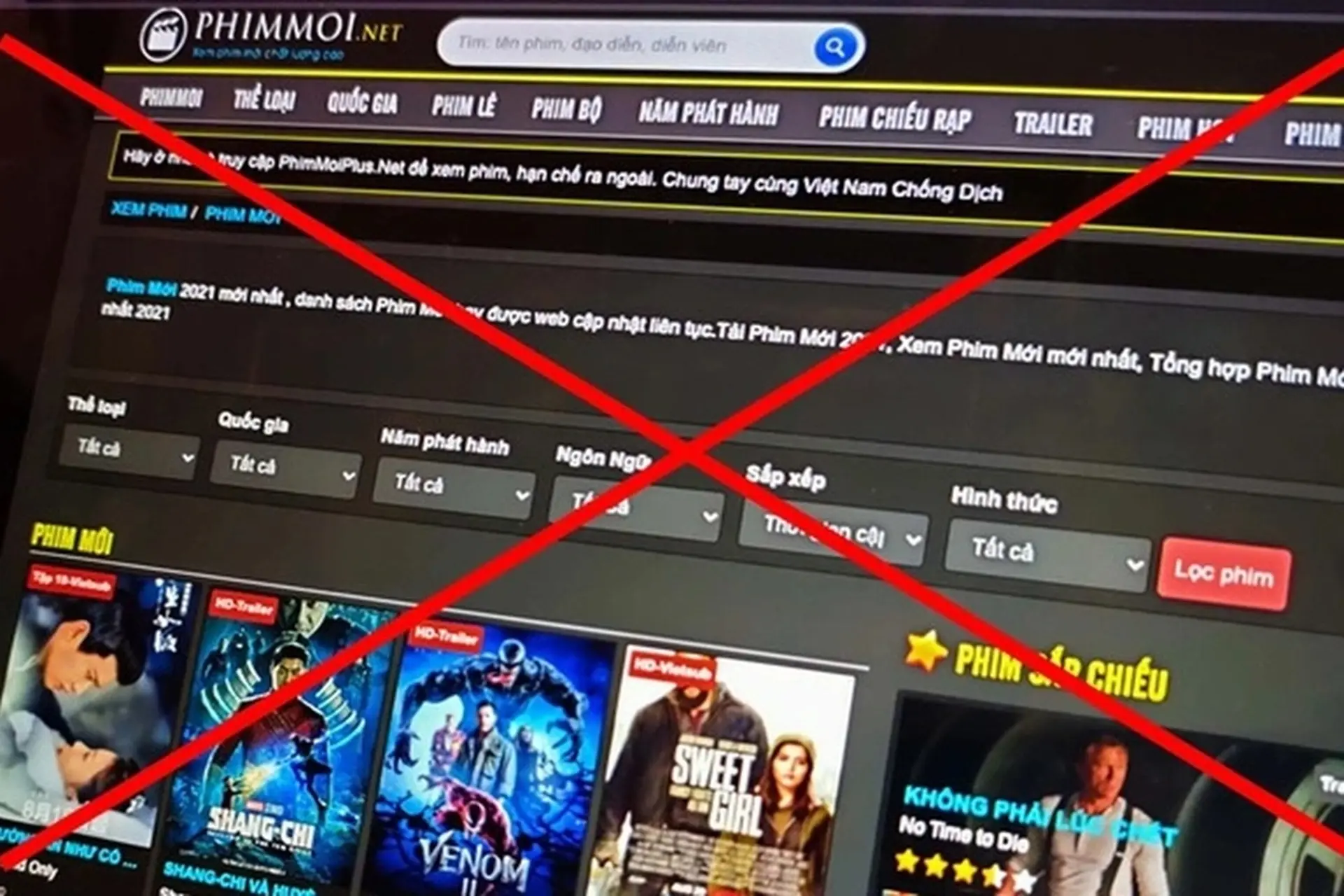 Mở đợt cao điểm triệt phá, xử lý web phim, nhạc, game lậu