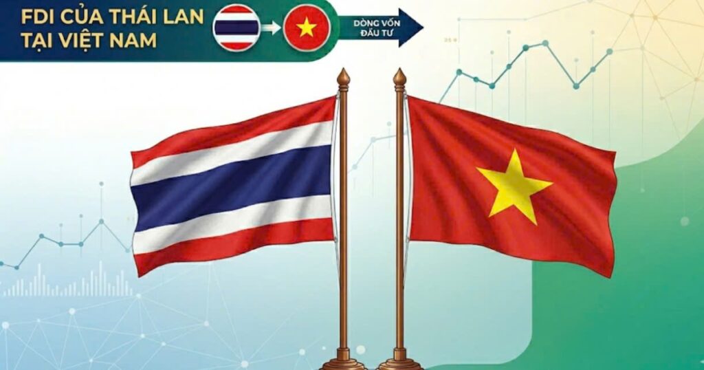 Dòng vốn FDI của Thái Lan đón cơ hội tăng trưởng mới tại Việt Nam