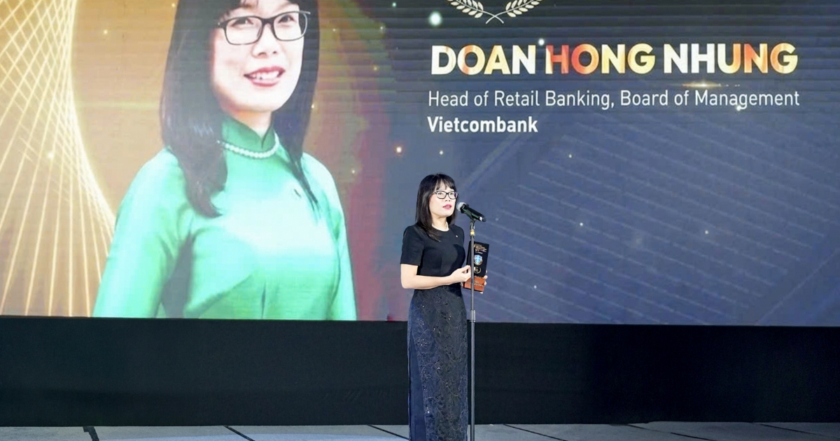Giám đốc Khối Bán lẻ Vietcombank nhận vinh danh tại WFIS 2026 với những dấu ấn chuyển đổi số bán lẻ