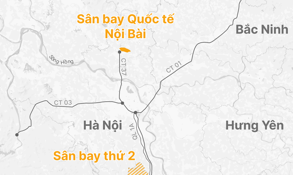 Hà Nội quy hoạch sân bay thứ hai