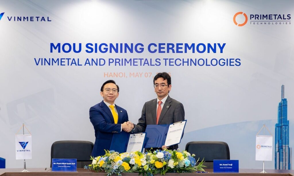 VinMetal hợp tác với ông lớn luyện kim hàng đầu thế giới