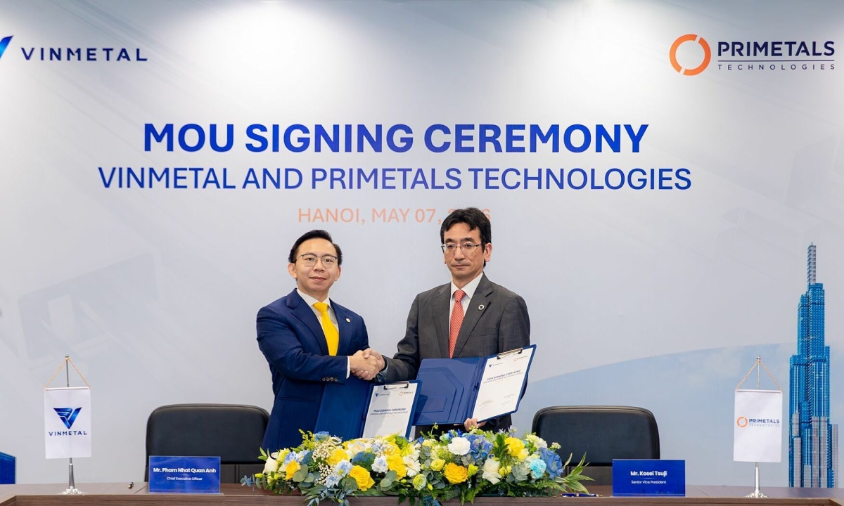 VinMetal hợp tác với ông lớn luyện kim hàng đầu thế giới