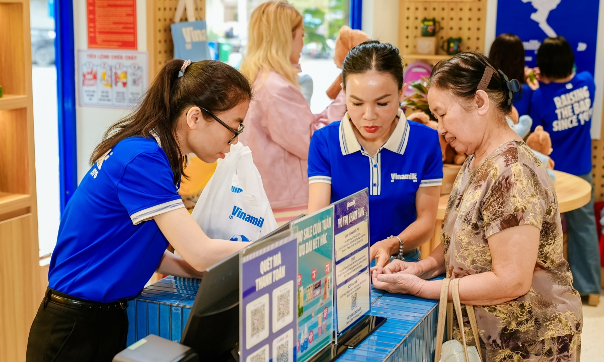 Vinamilk tăng doanh thu hai chữ số trong quý I