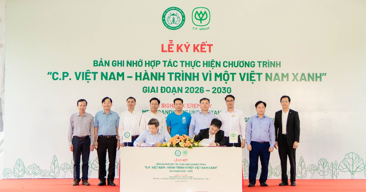 C.P. Việt Nam gắn mục tiêu xanh với chuỗi tích hợp Feed - Farm - Food