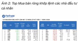 Tiền cá nhân và tổ chức tiếp tục đỡ lệnh bán ra từ khối ngoại