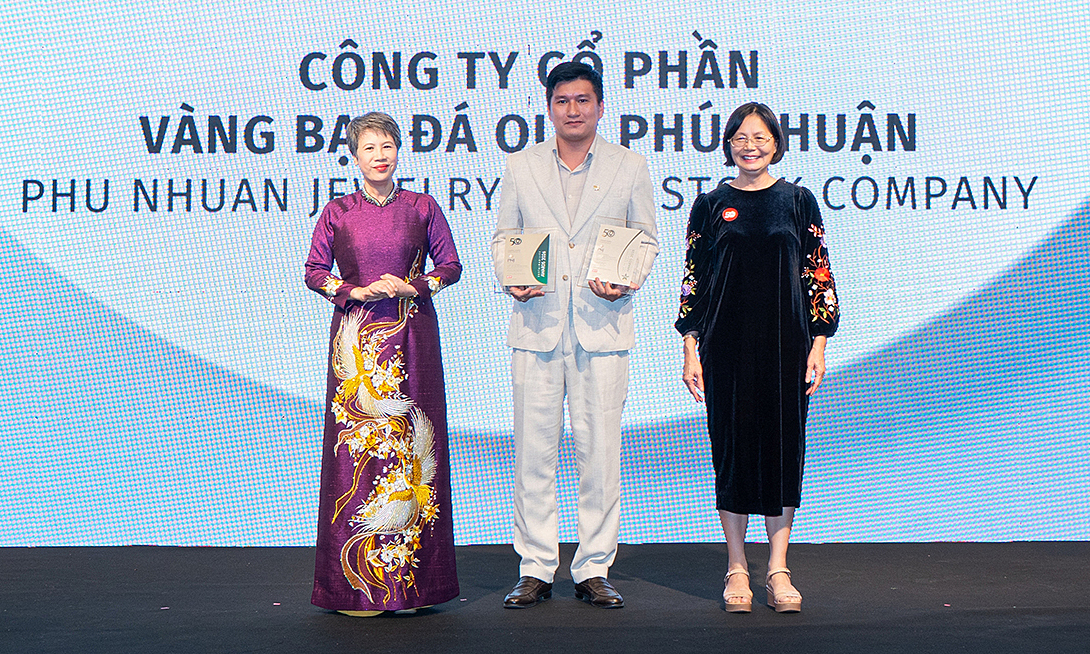 PNJ được vinh danh 'Lãnh đạo tầm nhìn xanh 2026'