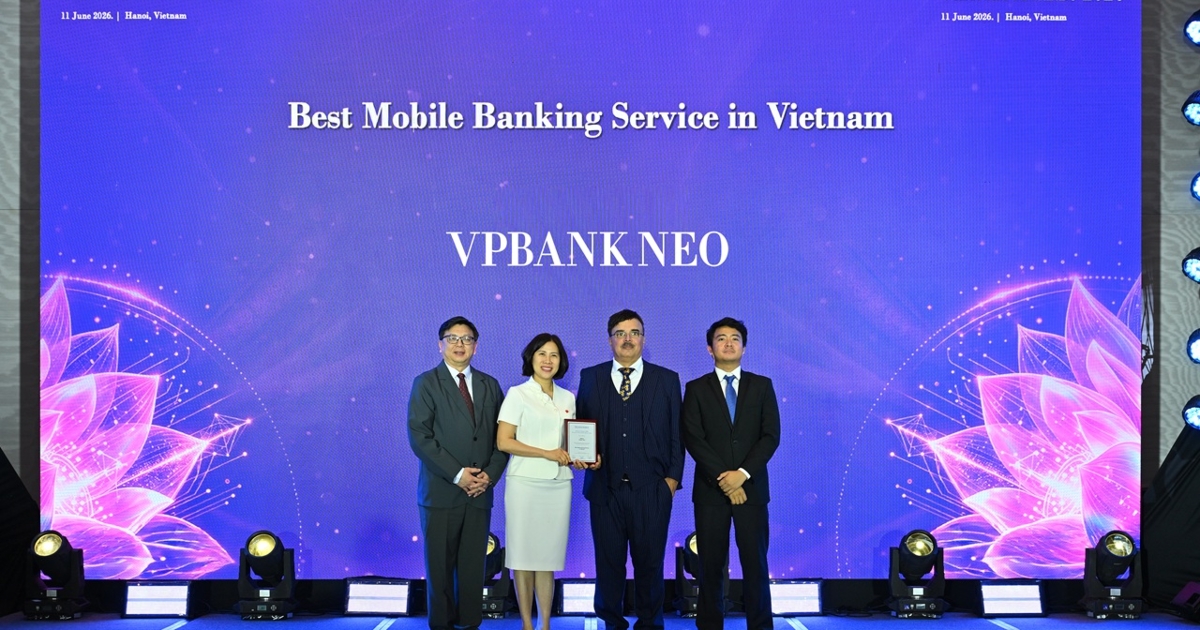 VPBank NEO lần thứ ba nhận giải quốc tế: Dấu ấn của một ngân hàng số toàn năng
