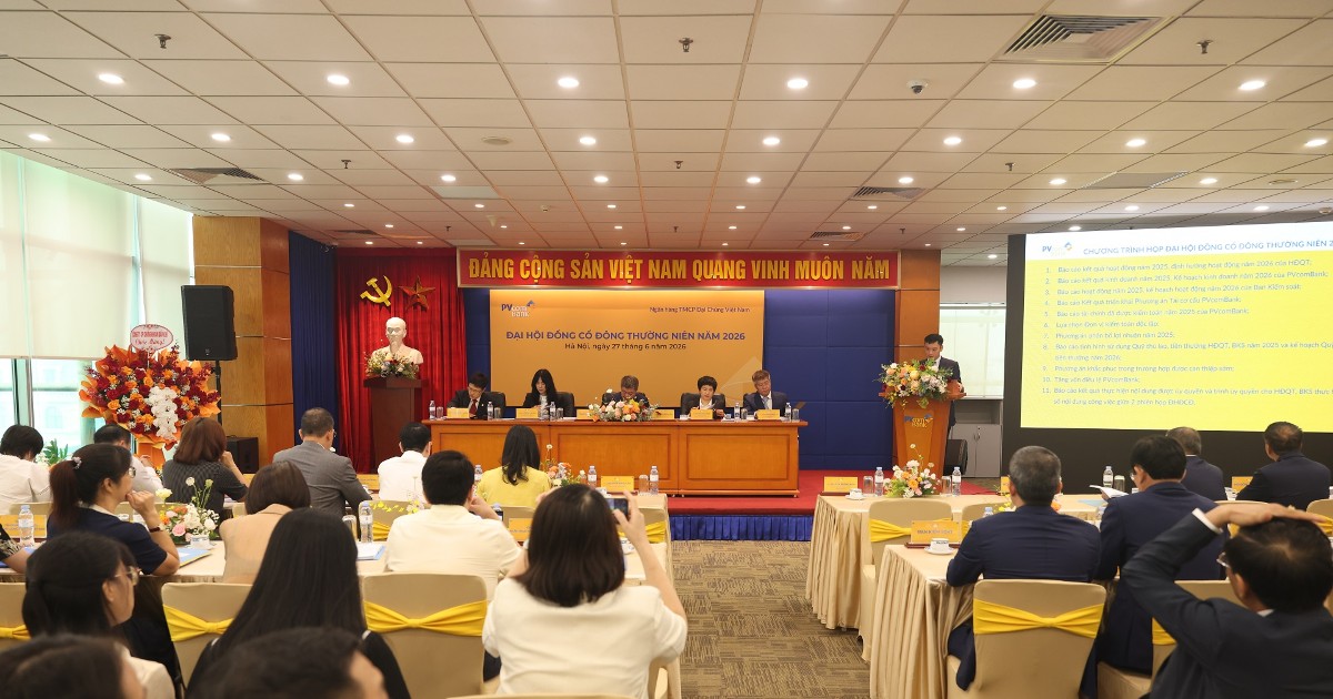 PVcomBank tổ chức thành công Đại hội đồng cổ đông thường niên năm 2026