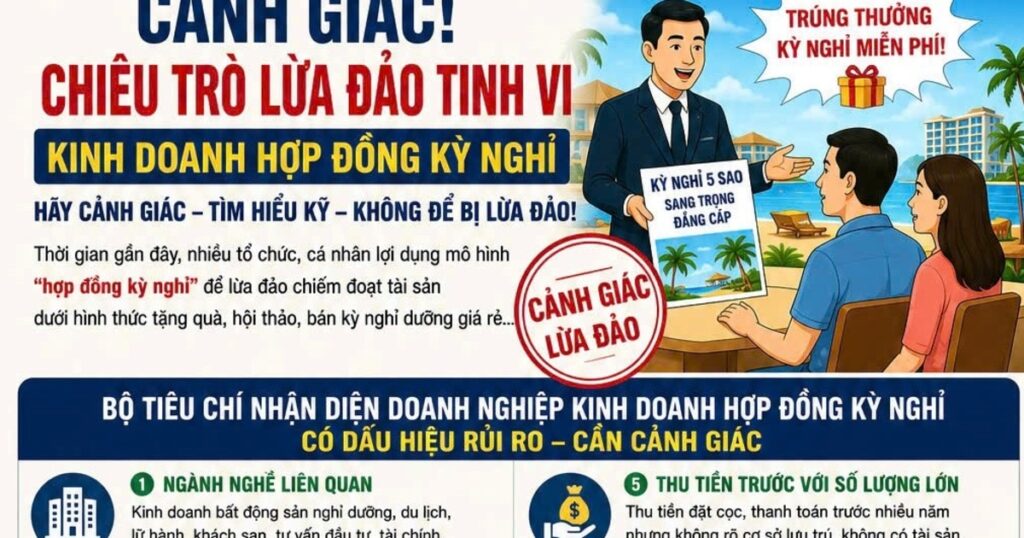 Bộ Công an chính thức cảnh báo về "hợp đồng kỳ nghỉ"