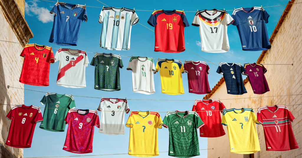Vải polyester tái chế được sử dụng cho áo đấu World Cup 2026