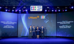 LPBank nhận 4 giải thưởng về thẻ từ JCB