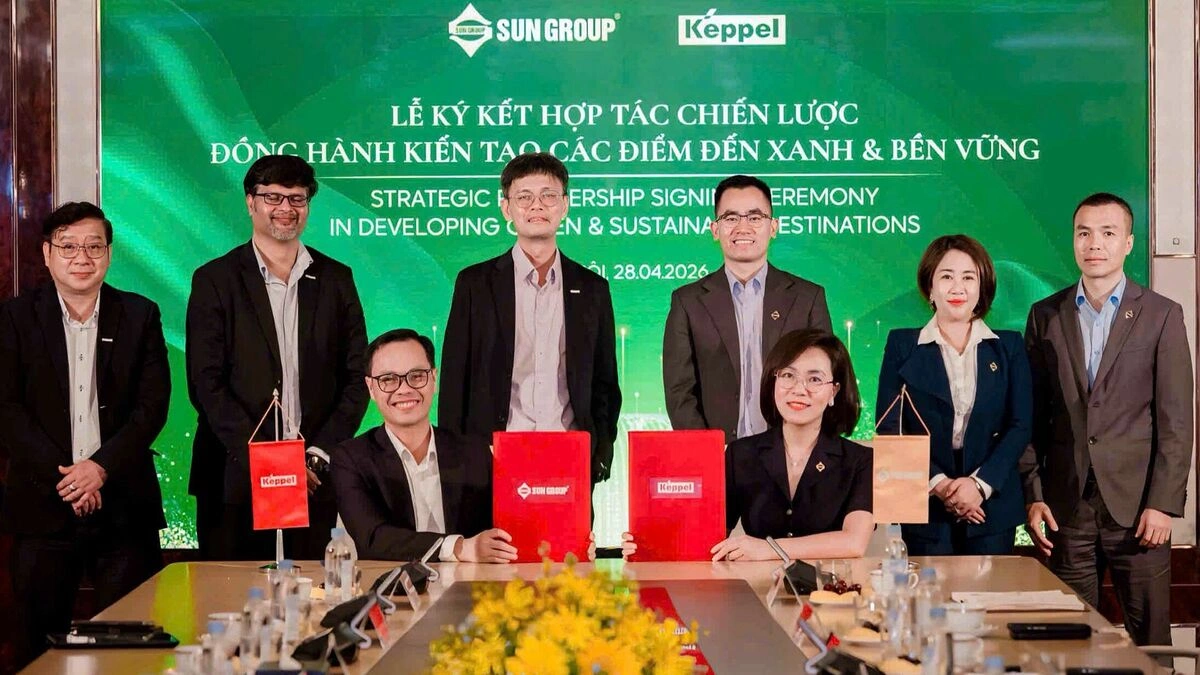 Keppel và Sun Group hợp tác nghiên cứu hạ tầng năng lượng bền vững