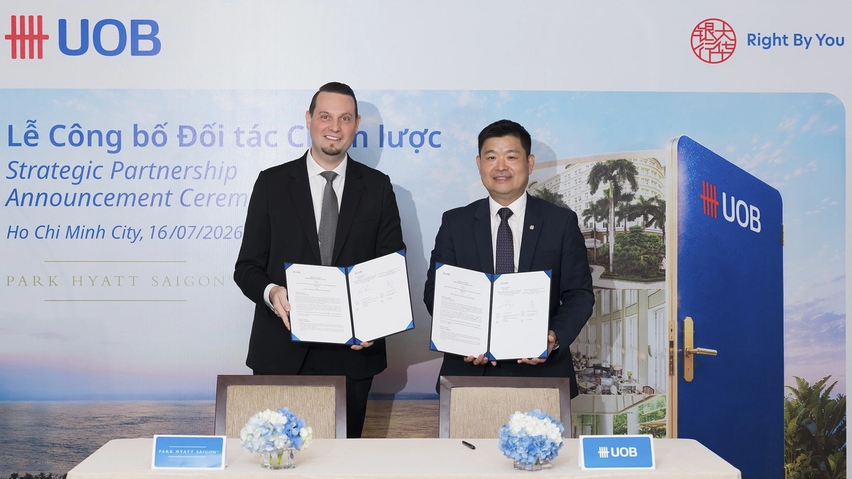 UOB Việt Nam hợp tác Park Hyatt Saigon mở rộng dịch vụ cao cấp