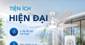 Hòa Phát ra mắt dòng quạt trần động cơ không chổi than, chạy êm và tiêu thụ điện thấp