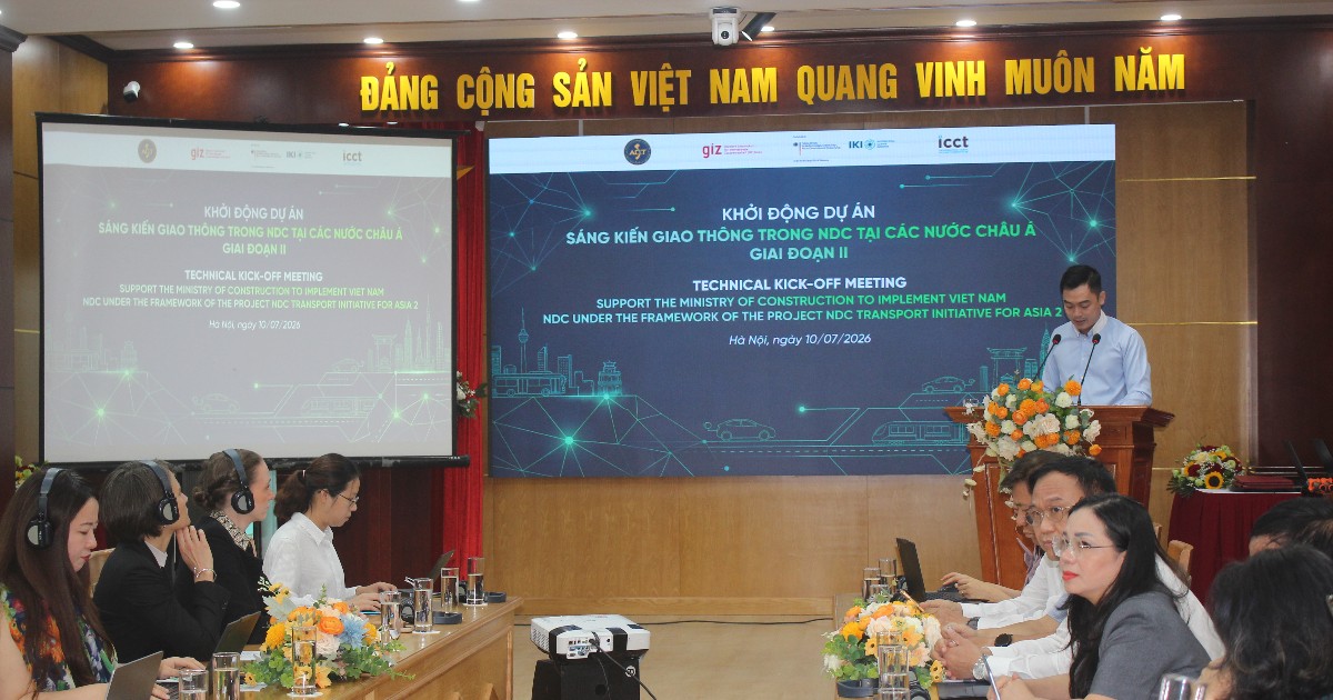 Khởi động Dự án NDC-TIA II thúc đẩy giao thông xanh và giảm phát thải tại Việt Nam