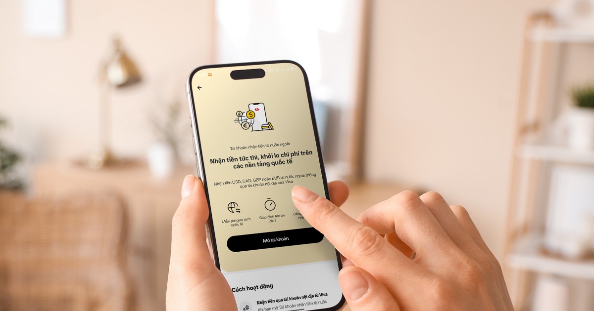 Techcombank và Visa hợp tác ra mắt tài khoản nhận tiền quốc tế