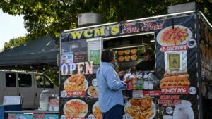Xe bán hàng rong chạy pin ở New York