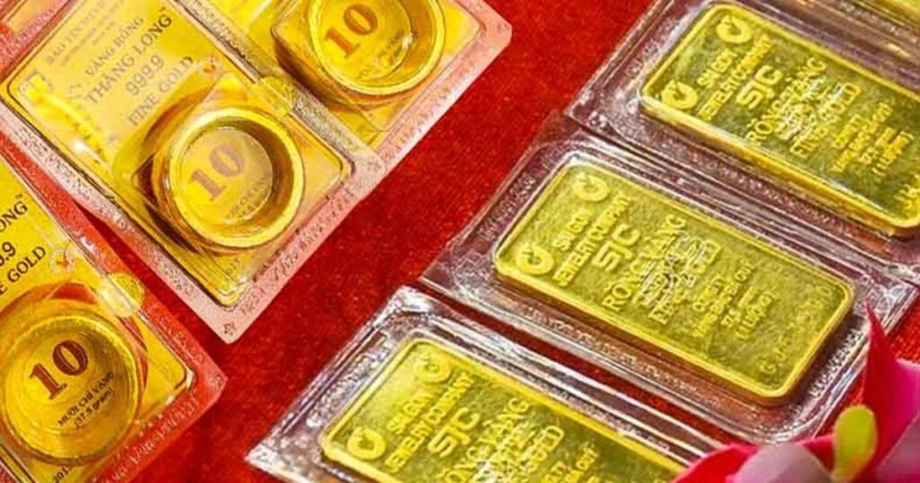 Giá bán vàng miếng SJC sụt mạnh, chênh lệch giá mua, bán chỉ còn 1,5 triệu đồng/lượng