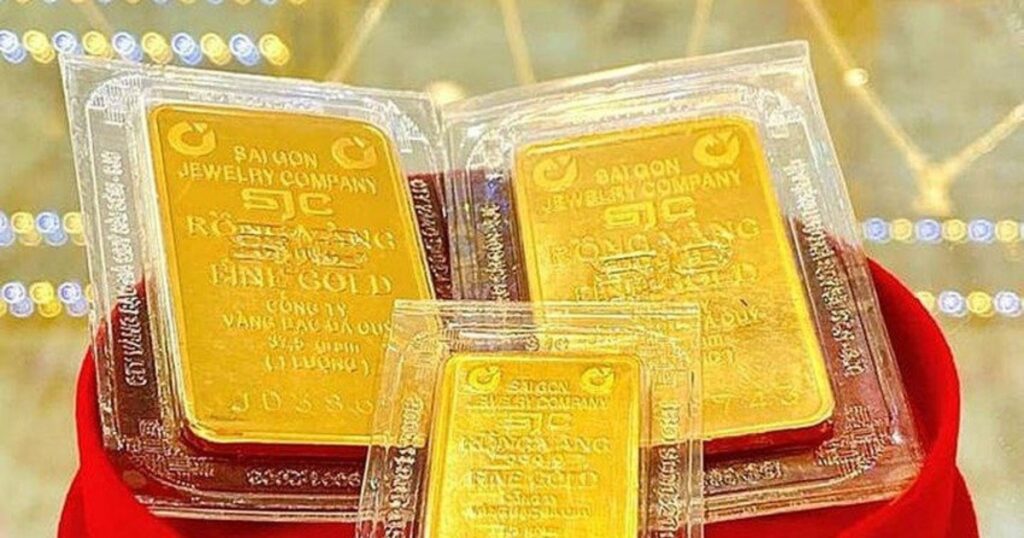 Giá vàng trong nước sụt sâu sau chuỗi tăng 3 phiên