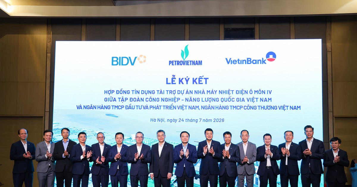 Petrovietnam ký hợp đồng tín dụng 7.300 tỷ đồng cho Dự án Nhà máy Nhiệt điện Ô Môn IV