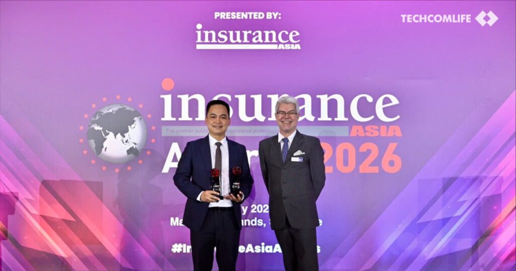 Techcom Life đoạt cú đúp giải thưởng tại Insurance Asia Awards 2026