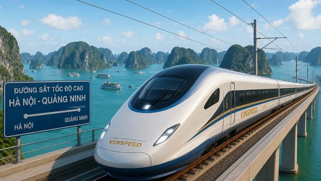 Vinhomes rót vốn vào dự án đường sắt tốc độ cao Hà Nội - Quảng Ninh